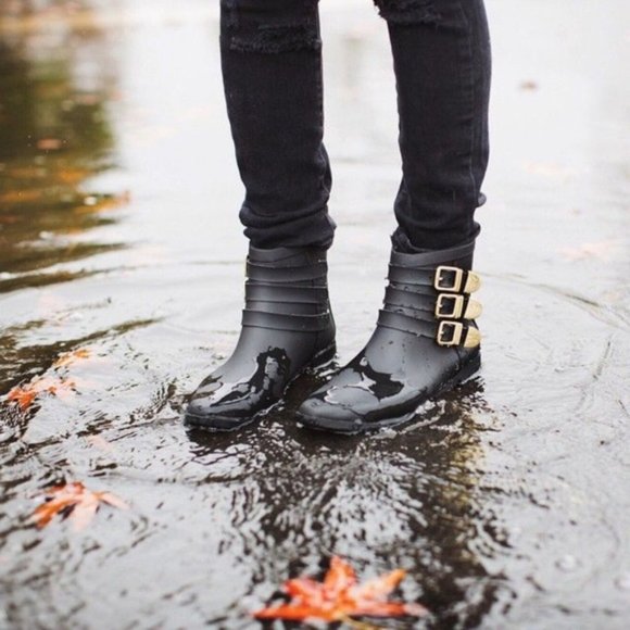 Loeffler Randall Shoes - LOEFFLER RANDALL Fenton Black Rain Boots